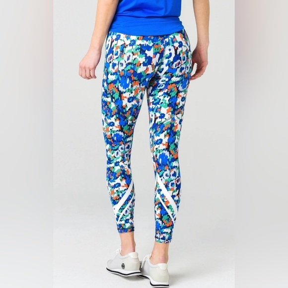 Tory Sport Printed Chevron 7/8 Leggings Size XS - Picture 2 of 8